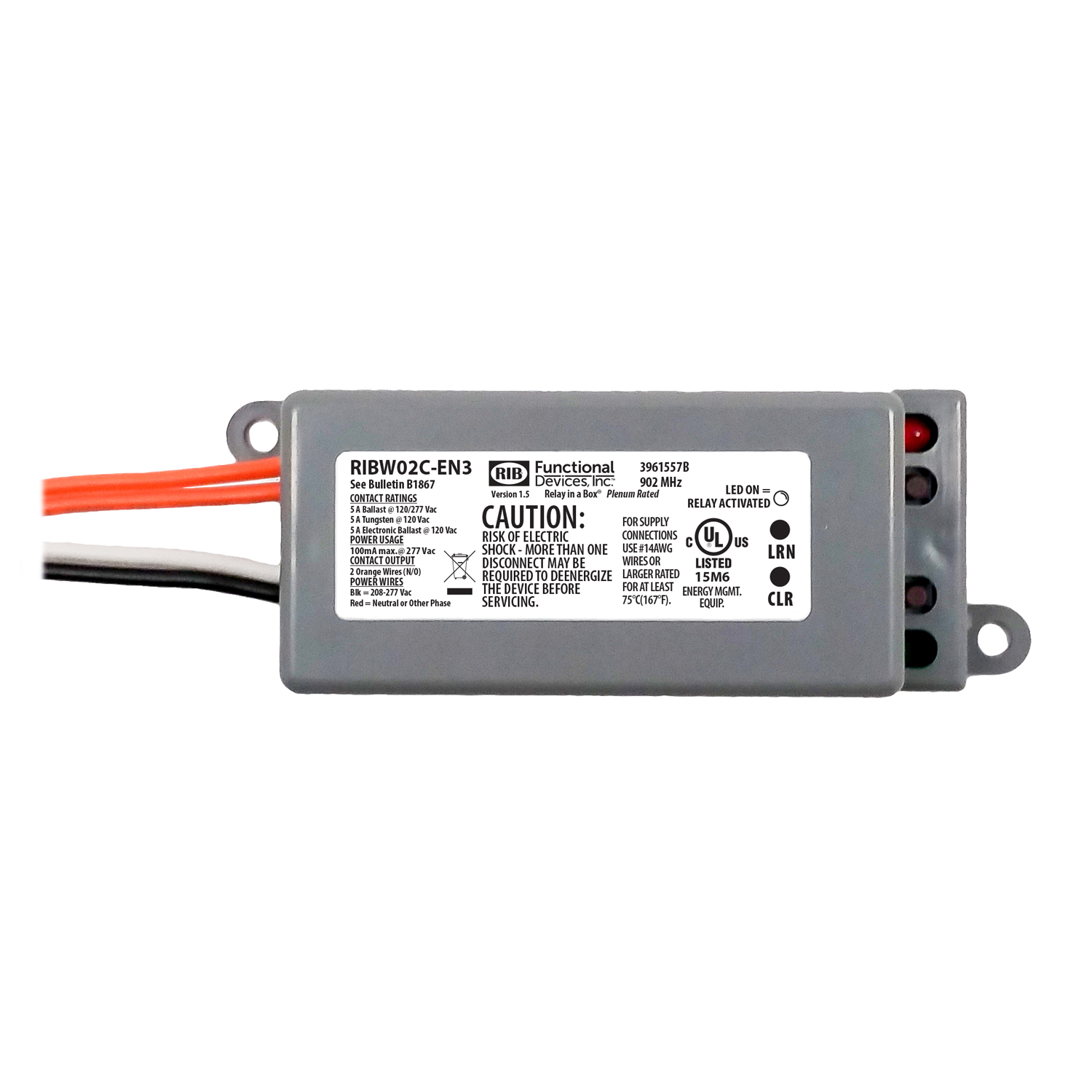 FUNCTIONAL DEVICES INC / RIB RIBW02C-EN3