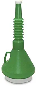 FUNNEL KING 32140-7 Double Capped Funnel, 13-1/4 Inch Spout Length, 1-1/2 Quart, Green, Bulk | CG9AEG