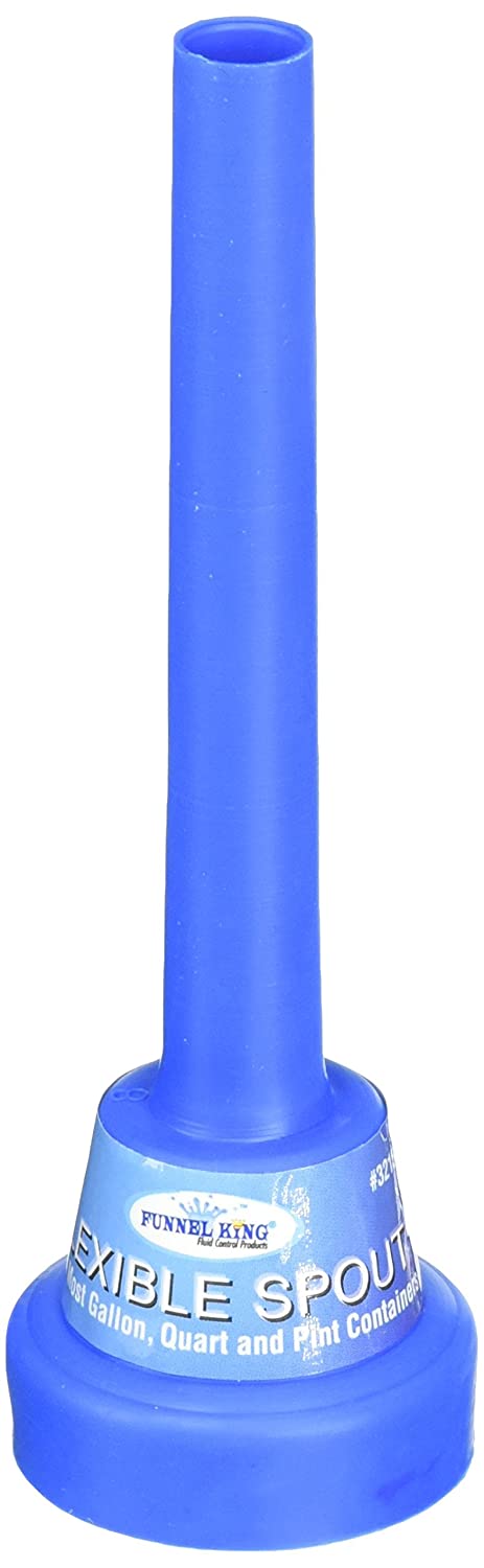 FUNNEL KING 32197 Flexible Spout Funnel, With Cap | CG9AEP