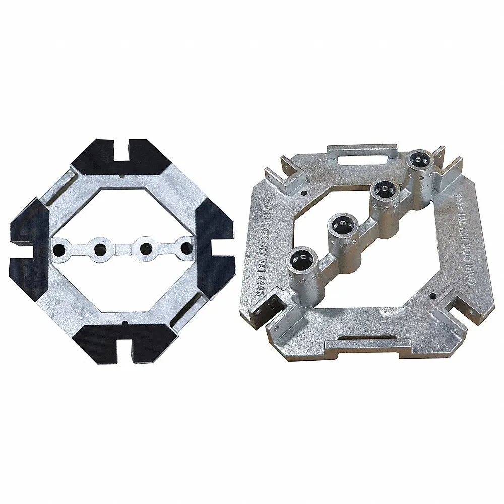 Guardrail Base, 21 1/2 Inch x 6 1/8 Inch, Temporary, Base, Guardrail 200, Gray