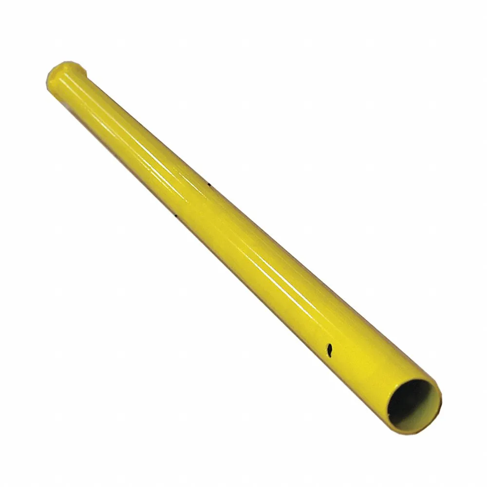 Stanchion, 3 3/8 ft Ht, Permanent, Includes Hardware, OSHA 1926.502