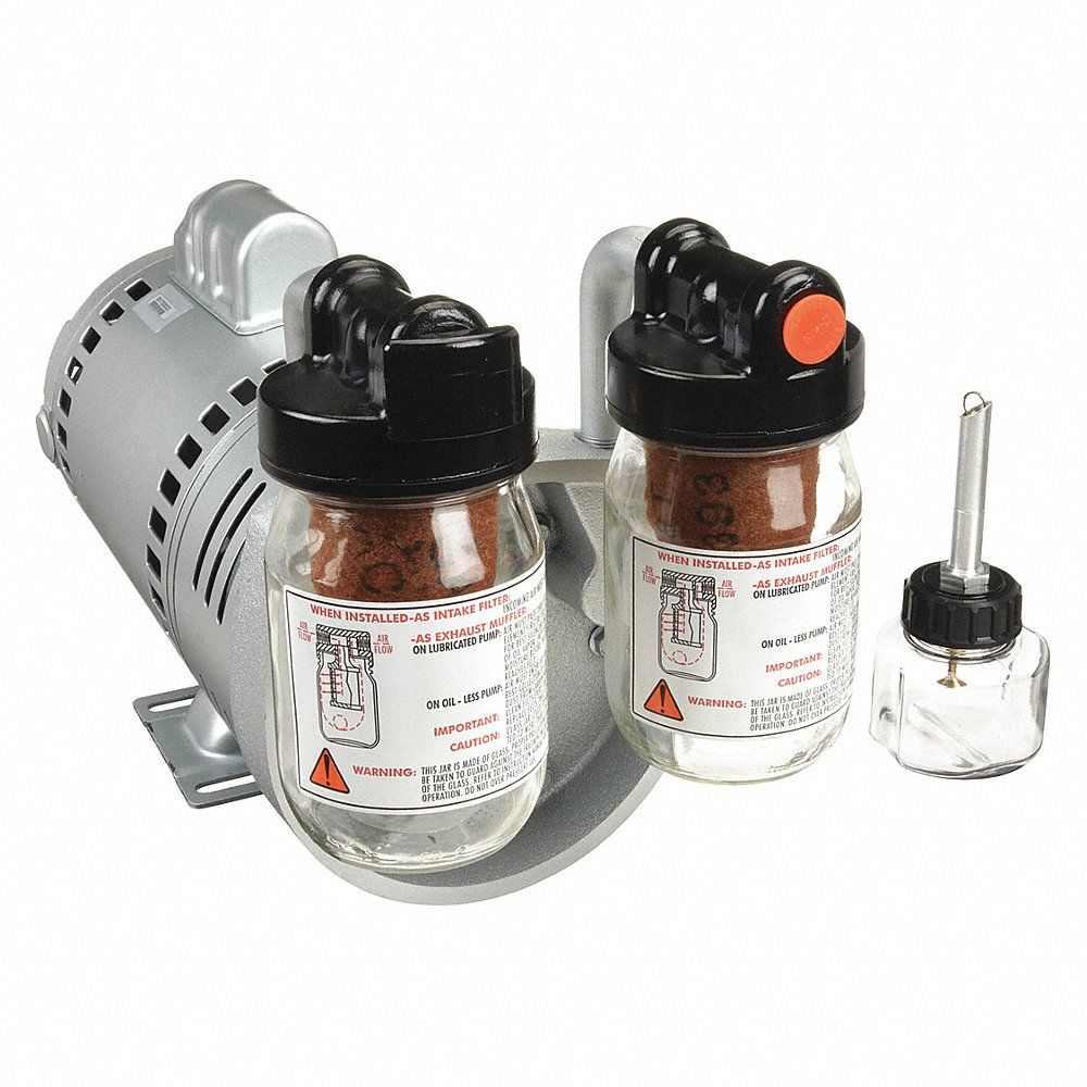 Rotary Vane Pump, 100-110 / 220-240 V & 100-115 / 208-230 V