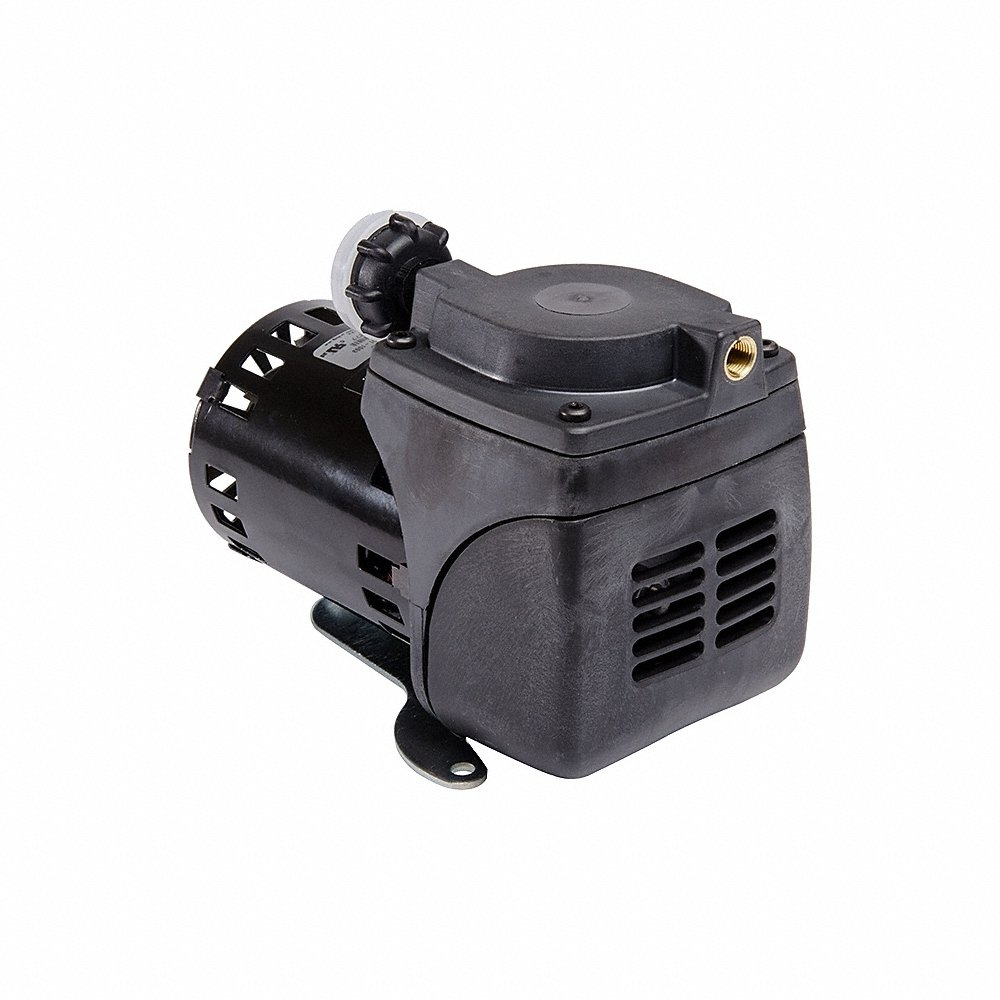 Compressor/Vacuum Pump, 1/8 HP, 12 VDC, 25 PSI Max Continuous Pressure