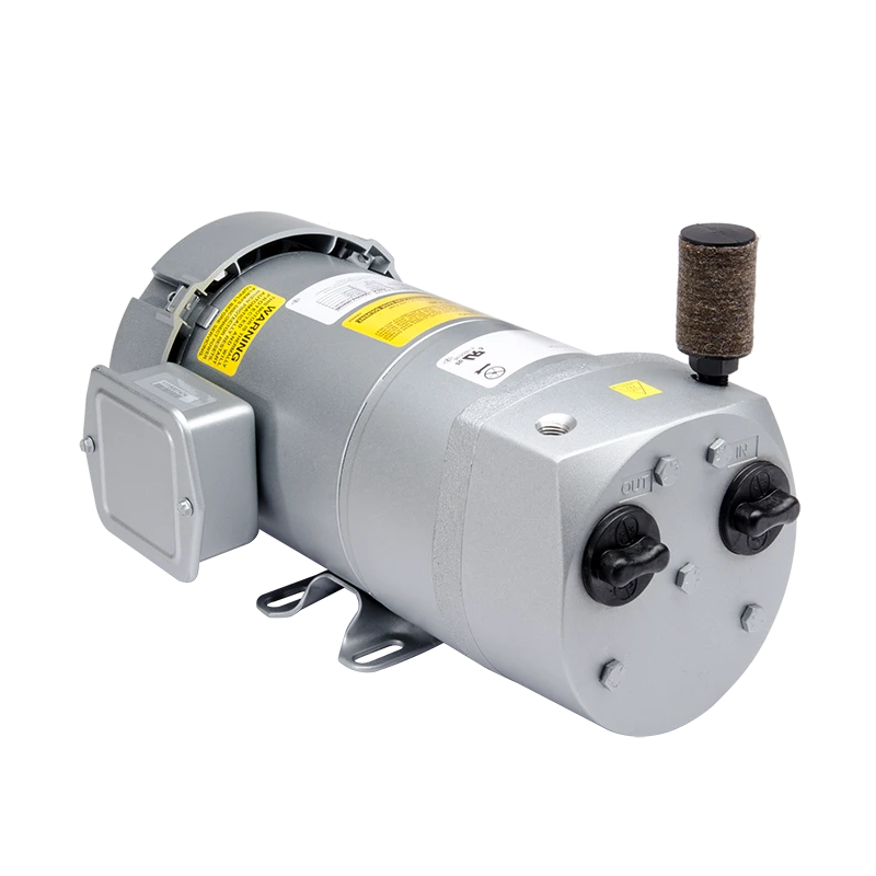 Rotary Vane Pump, Motor Mounted, 1/4 HP, 0.34 Bar Max Pressure