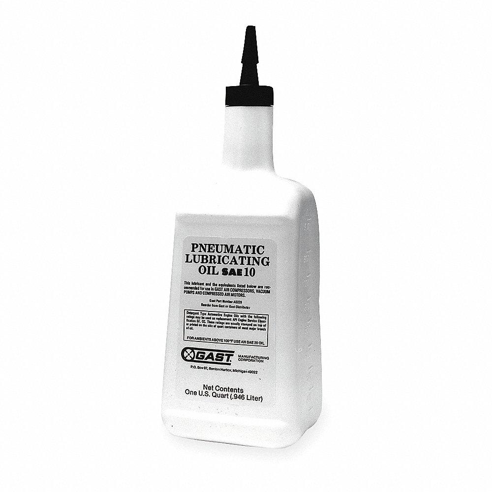 Lubricating Oil, 1 qt., 10 SAE Grade, 140 Viscosity Index, 410 Deg. F Flash Point