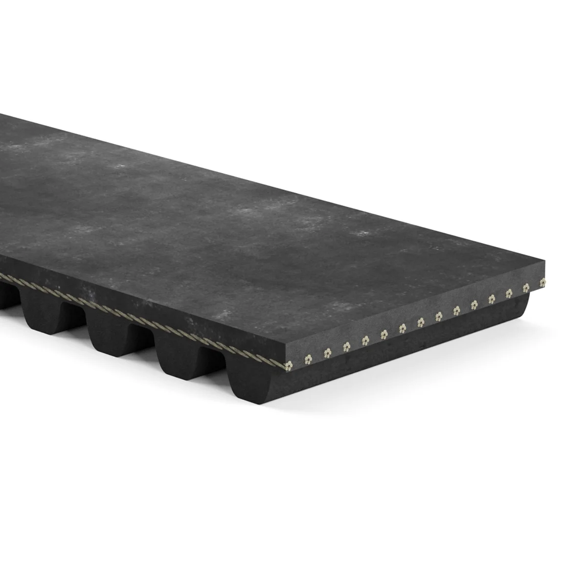 GATES 355-5MGT-25 Round Tooth Timing Belt, 3mm Pitch, 203 Teeth | BG6VFN