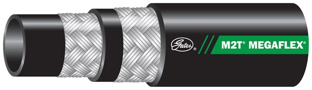 GATES 46574034 Wire Braid Hose, 0.25 Inch I.D, 0.56 Inch O.D, 6000 PSI, Black | BX2NKW