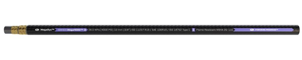 GATES 46574099 Wire Braid Hose, 0.375 Inch I.D, 0.7 Inch O.D, 4000 PSI, Black | BX2JPB