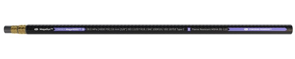 GATES 46574101 Wire Braid Hose, 0.625 Inch I.D, 0.99 Inch O.D, 4000 PSI, Black | BX2JPC