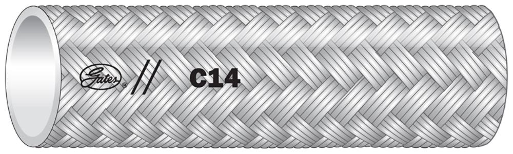 GATES 77520425 Hydraulic Hose, 0.1875 Inch I.D, 0.31 Inch O.D, 1500 PSI, Silver | BX2PWC