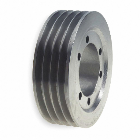 GATES QD4/5V11.30 Standard V-Belt Pulley, Cast Iron, 4 Groove, 11 19/64 Inch Outside Dia | CP6JAH 1NGZ6