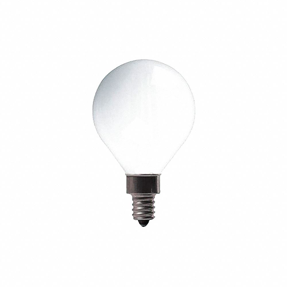 LED Bulb, Candelabra Screw, 2700K, 250 lm, 3W, 120VAC