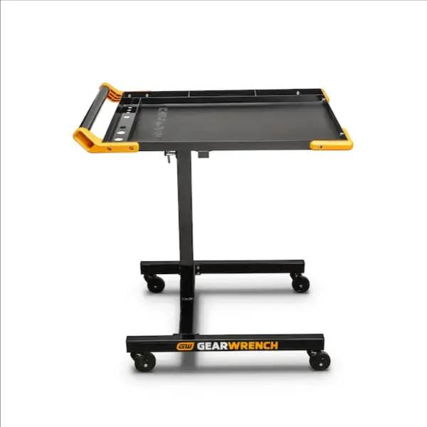Adjustable Height Mobile Work Table 35 Inch to 48 Inch