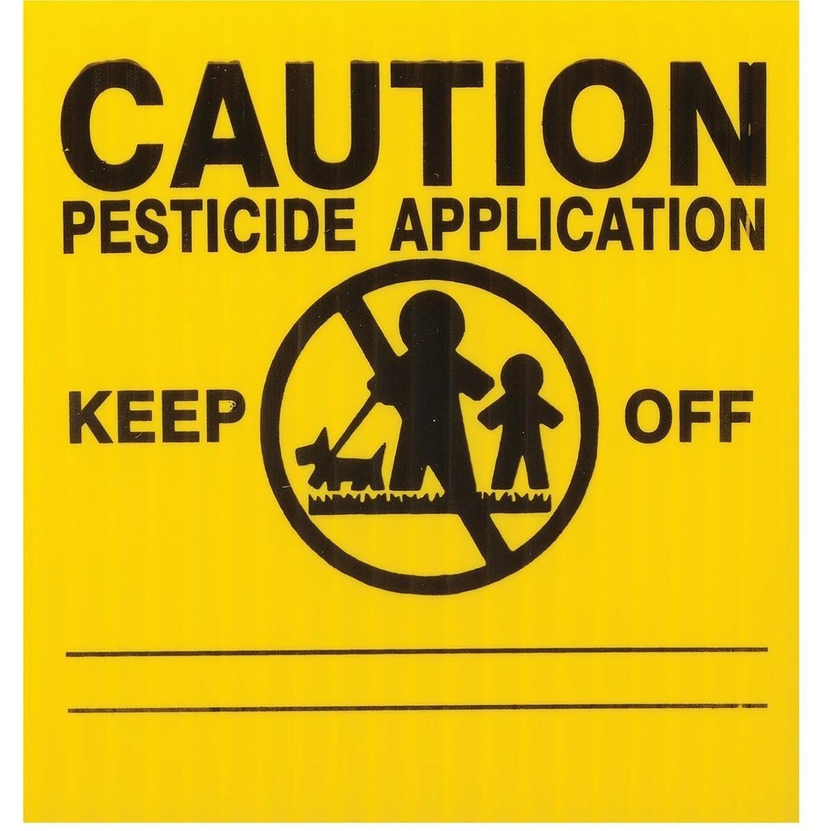 FeetS Massachusetts Lawn Pesticide Application Signs