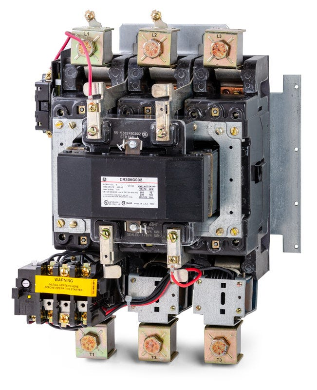 Non-Reversing Starter, 3 Pole, 120V Coil