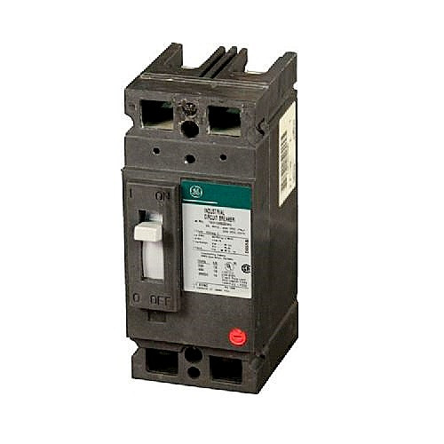 GENERAL ELECTRIC TED124Y100 Molded Case Circuit Breaker, 100A, 14kAIC at 480V, 2P | CE6KDC