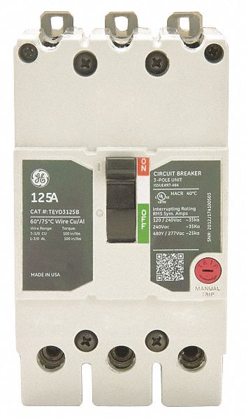 Circuit Breaker 90a 3p 277/480vac 65ka