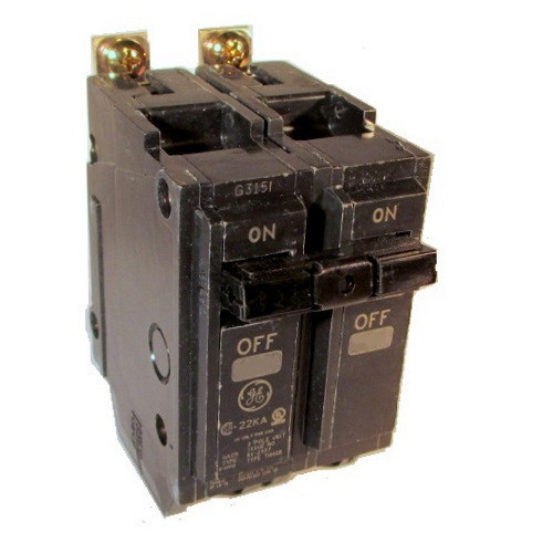 GENERAL ELECTRIC THHQB21100 Circuit Breaker, THQB Frame Type, 240 Volts, 100 Amp., 2 Pole, AC Voltage | CE6KFL