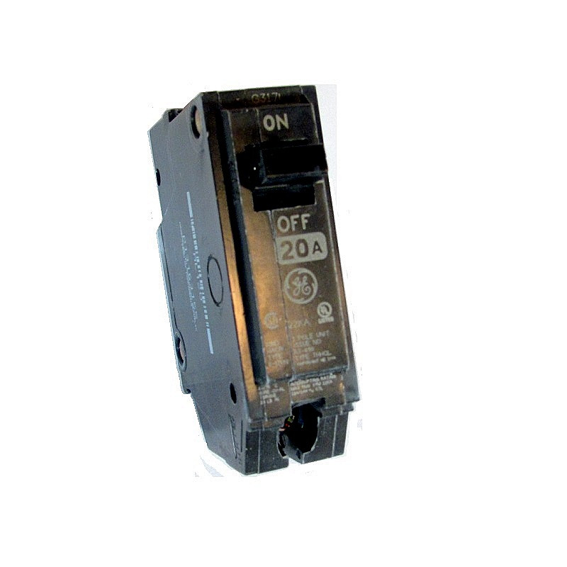 GENERAL ELECTRIC THHQL1115 Molded Case Circuit Breaker, Q Line, 1 Pole, 15A, 120VAC | CE6KKE
