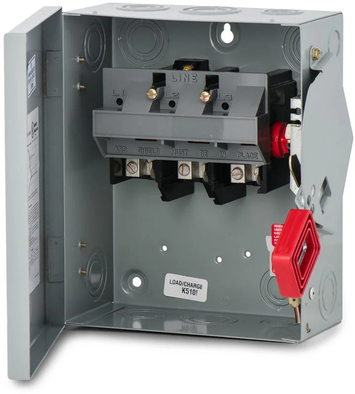 Disconnect Switch, 3 Pole, 30 A, 600 V, THN Frame Type