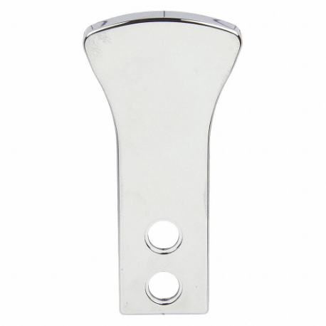 GENERAL ELECTRIC WR2X7791 Door Handle End Cap Trim, Chrome | CP6KGV 66DE85