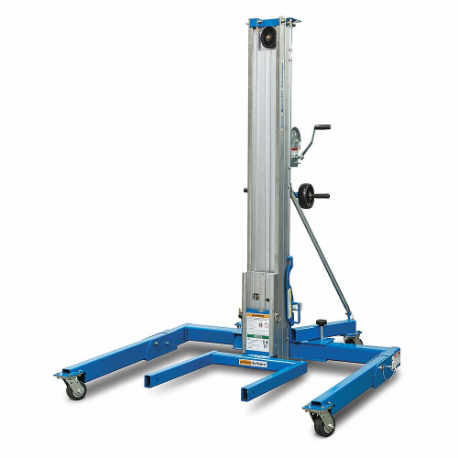 General Purpose Manual Material Lift, 6 ft 7 Inch, 1000 lb Load Capacity