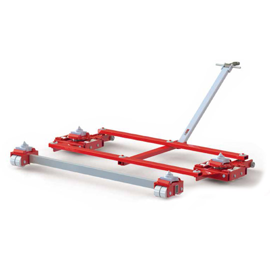 Container Dolly Combo, 44000 lbs. Load Capacity, 8 Rollers