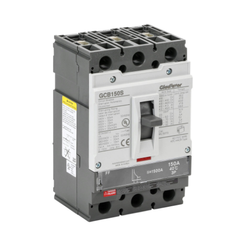 Molded Case Circuit Breaker, 150A Frame, 150A, 600 VAC/ 600 VDC, 3-Pole