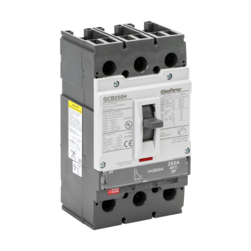 Molded Case Circuit Breaker, 250A Frame, 250A, 600 VAC/ 600 VDC, 3-Pole