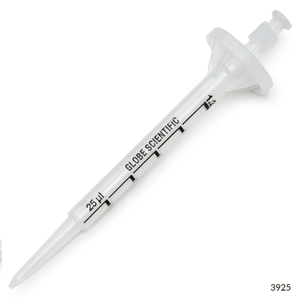 GLOBE SCIENTIFIC 3925S Dispenser Syringe Tip, 100 PK | CP6MTQ 404W59