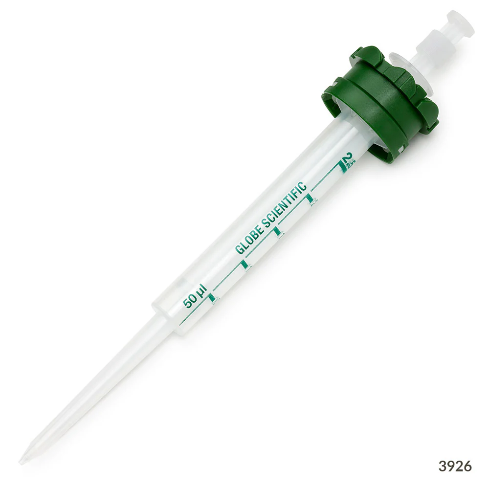 GLOBE SCIENTIFIC 3926S Dispenser Syringe Tip, 100 PK | CP6MTZ 404W60