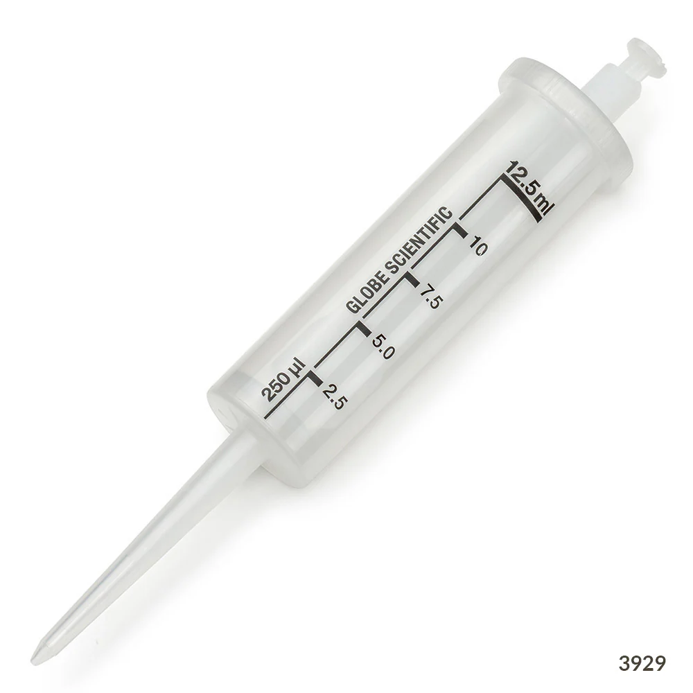 GLOBE SCIENTIFIC 3929S Dispenser Syringe Tip, 100 PK | CP6MTT 404W63
