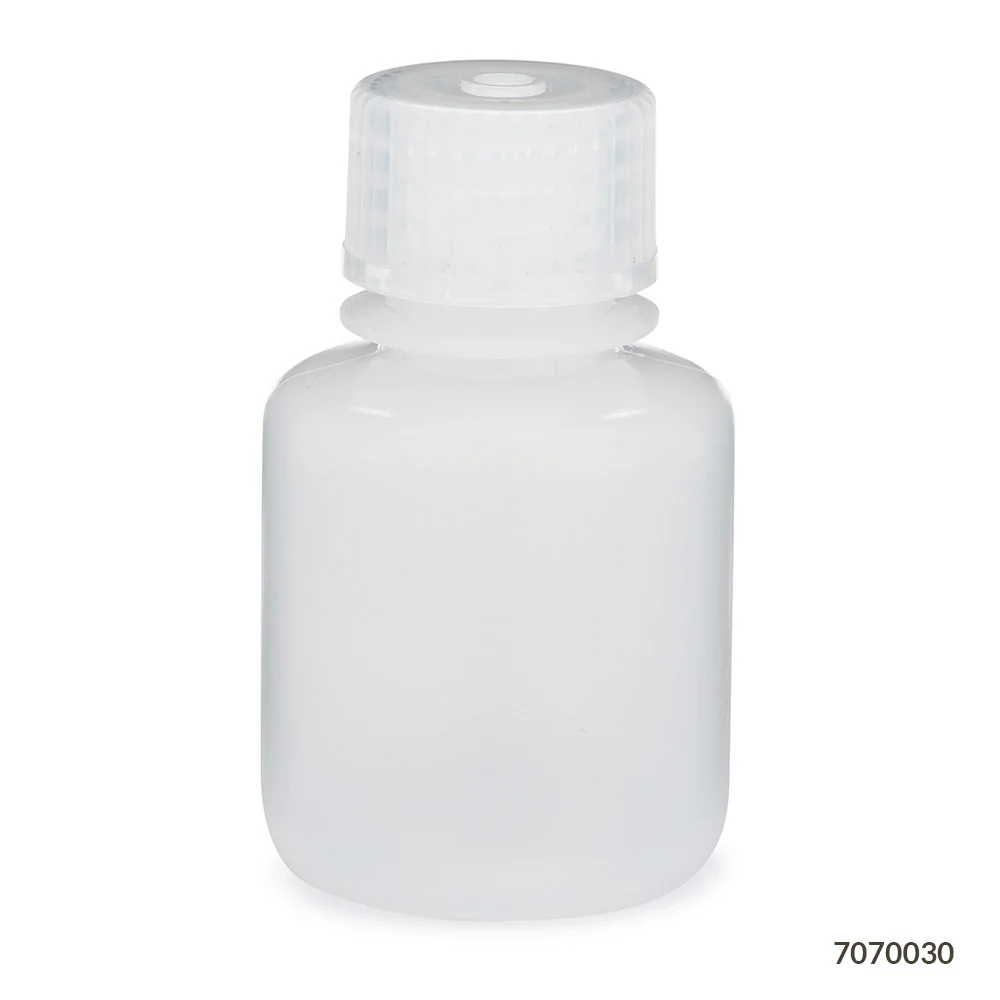 GLOBE SCIENTIFIC 7070030 Bottle, 1 oz Labware Capacity, LDPE, Includes Closure, Unlined, 12 Pack | CR3BMA 55NG77