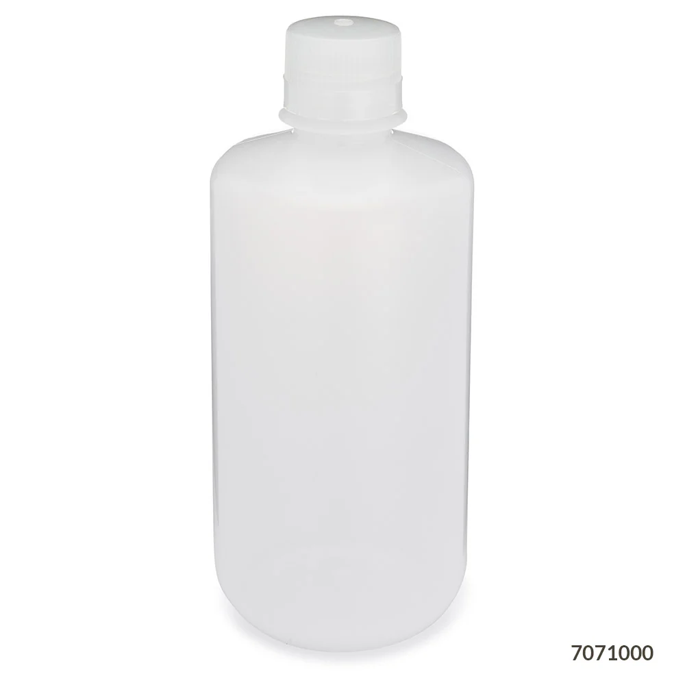 GLOBE SCIENTIFIC 7071000 Bottle, 33.8 oz Labware Capacity, LDPE, Includes Closure, Unlined, 6 Pack | CP6MEQ 55NG82