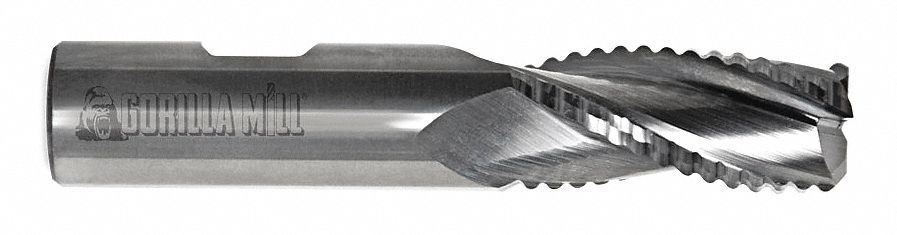 GORILLA MILL GMAKD10C3 Carbide End Mill 4 Inch | AG6NKG 36PM95