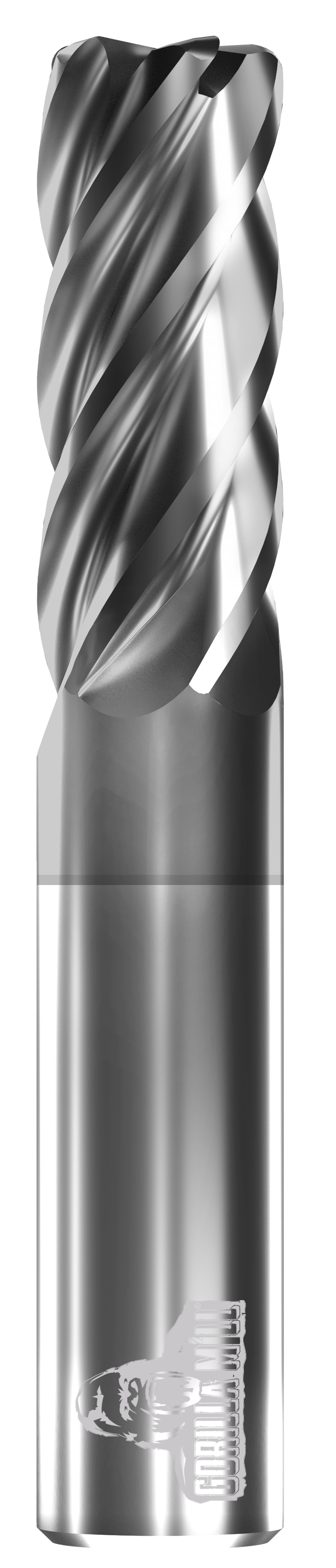 GORILLA MILL GMHT516R5 Carbide End Mill 2-1/2 Inch | AG6NRV 36PP65