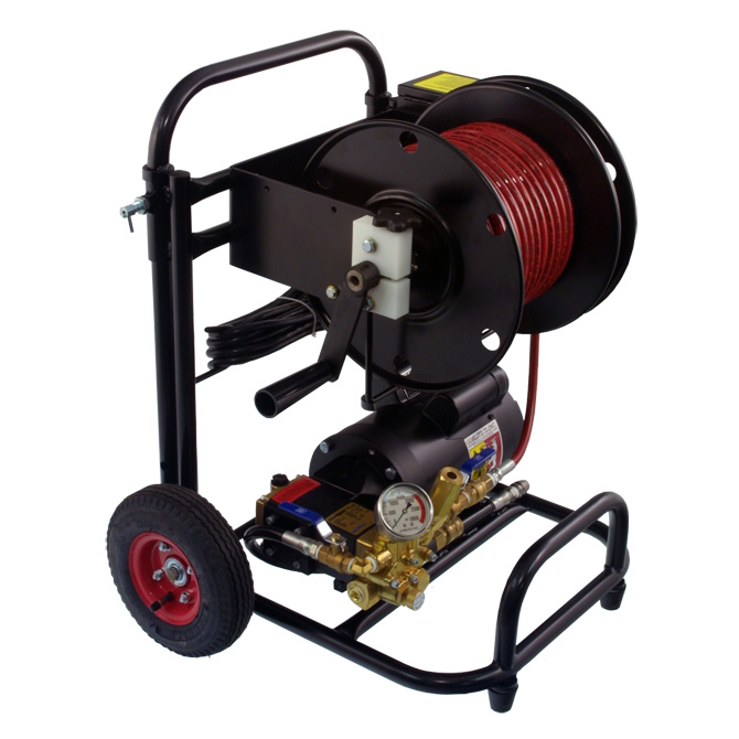 GORLITZ GO 1500 Drain Cleaning Machine, Electric Jetter, 2 Hp, 1/4 And 1/8 Inch Hose | CH3MWQ