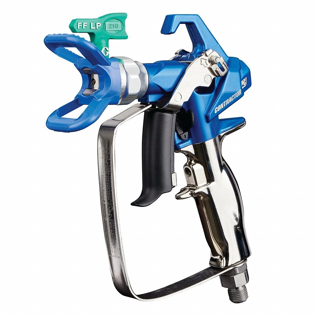 Spray Gun, Airless, 4 Inch to 4 Inch, 1/4 Inch Air Inlet Size