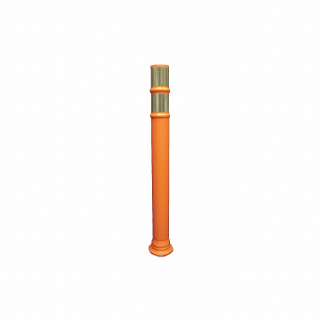 GRAINGER 03-747OT Delineator Post, Portable, Orange, 45 Inch Overall Ht, Flat Top, High-Intensity Prismatic | CQ7RBP 3UTR3