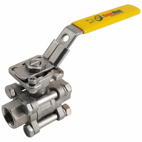 GRAINGER 06Q091N04014 Full Port Ball Valve with Mouting Pad, 4 Inch Pipe, 4 Inch Tube, 1000 PSI | CQ2LMB 796AC5