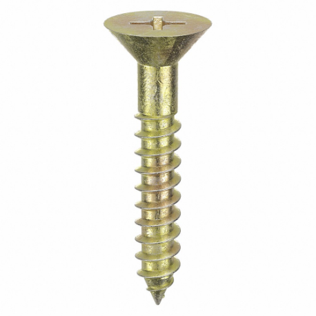Concrete Anchor Screw, 1/8 In Drill Bit Size, Steel, 350 lbs. UTS, Not Gr., Hex Socket, 1 In Anchor Lg., Ext. Hex