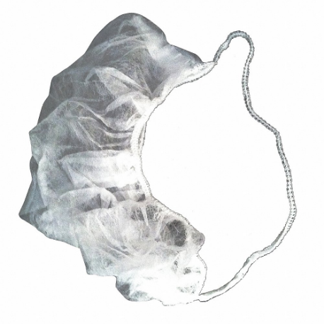 GRAINGER 112NWI-WHITE Beard Cover, Polypropylene, White, Universal, 100 Pack | CP9YBL 4YMR3