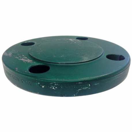 GRAINGER 130-012-000 Pipe Flange, Carbon Steel, Blind Flange, 1 1/2 Inch Size Pipe Size, Class 150 | CQ7VYB 30WG96