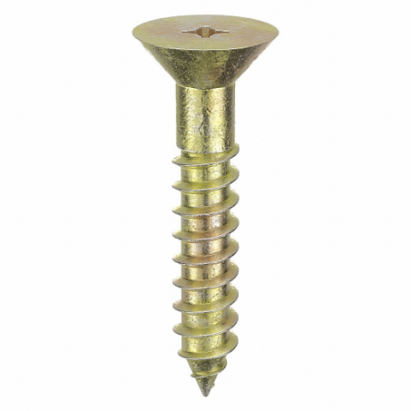 Concrete Anchor Screw, 11/64 In Drill Bit Size, Steel, 1000 lbs. UTS, Flat, Flat Head, 1 1/2 In Anchor Lg., Phillips