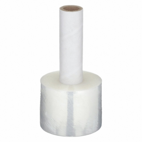 Stretch Wrap, 80 Ga Gauge, 3 Inch Overall Width, 1000 Ft Overall Length, Clear