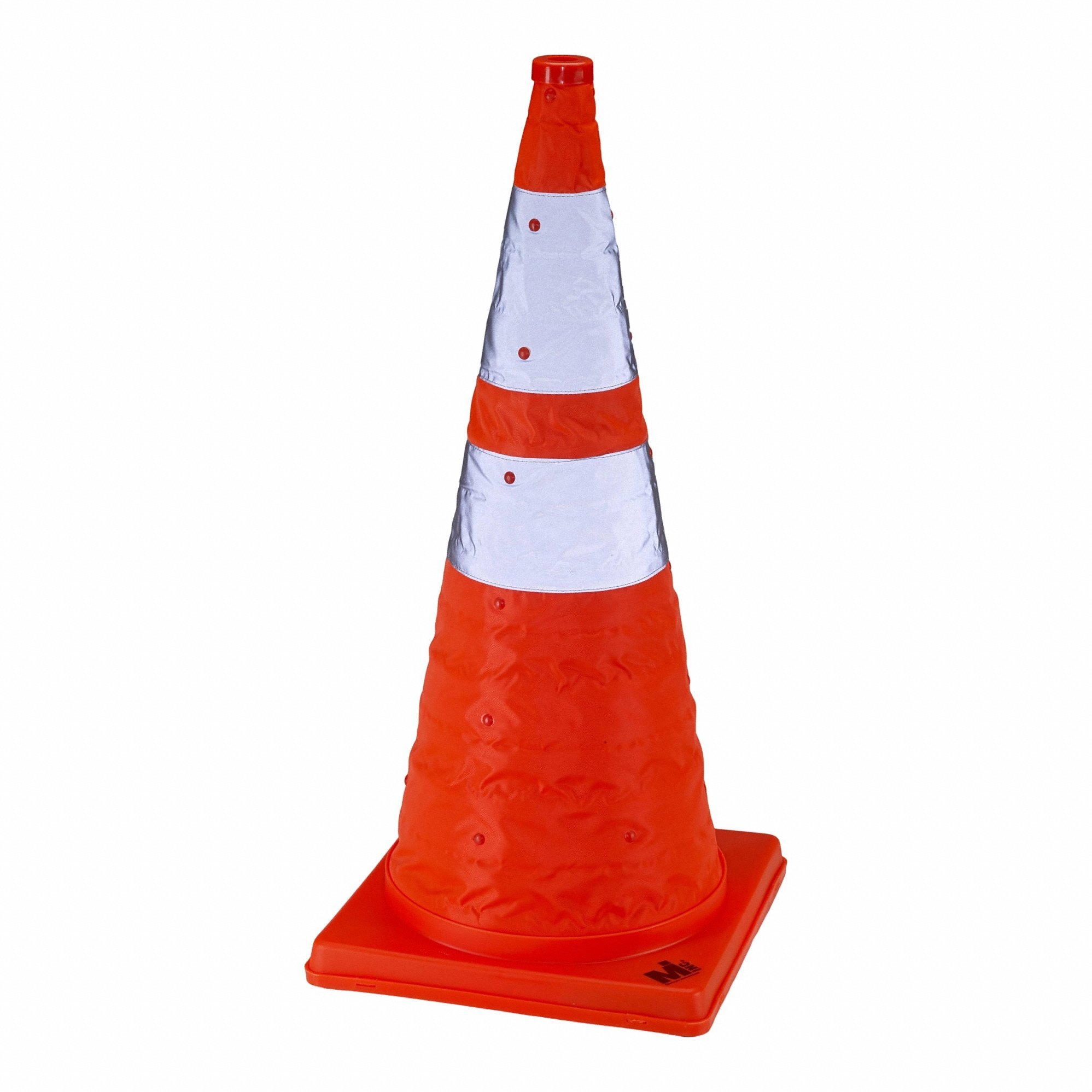 GRAINGER 17714-1-128 Nylon CollaPSIble Traffic Cone, 28 Inch Size H, Day or Low Speed Roadway 40 MPH | CQ7QWV 758L32