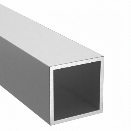 Holen Aluminum 2" X 2" Square Tubing – 1/8" Wall, 12" Long – 6063 T52 Mill Stock (Single Piece)