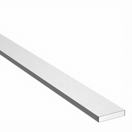 GRAINGER 18917_24_0 Stainless Steel Flat Bar, 440C, 0.313 Inch Thick, 2 1/2 Inch X 24 Inch Size, Tempered | CQ6FWY 786N24