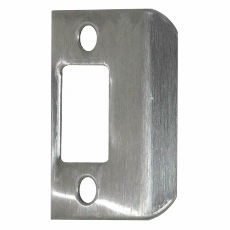 Lip Strike, Curved Lip Strike, 2 1/4 Inch Length, 1 1/4 Inch Width, Steel Plated