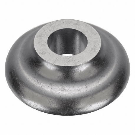 Washer, Silver, Hot Dipped Galv, 5 1/4 In Bottom O.D., Cast Iron, Not Gr.